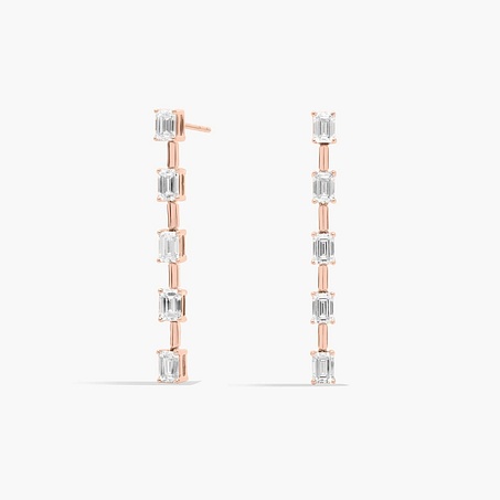 Lab Grown Diamond Drop Earrings