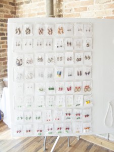 Pink Tiger Jewelry Earring Display