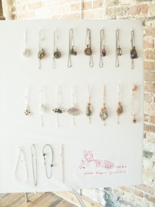 Pink Tiger Jewelry Pendant Display